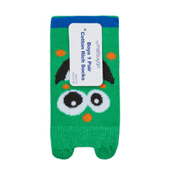 Boys Novelty Cartoon Socks 1 Pair Monster Green