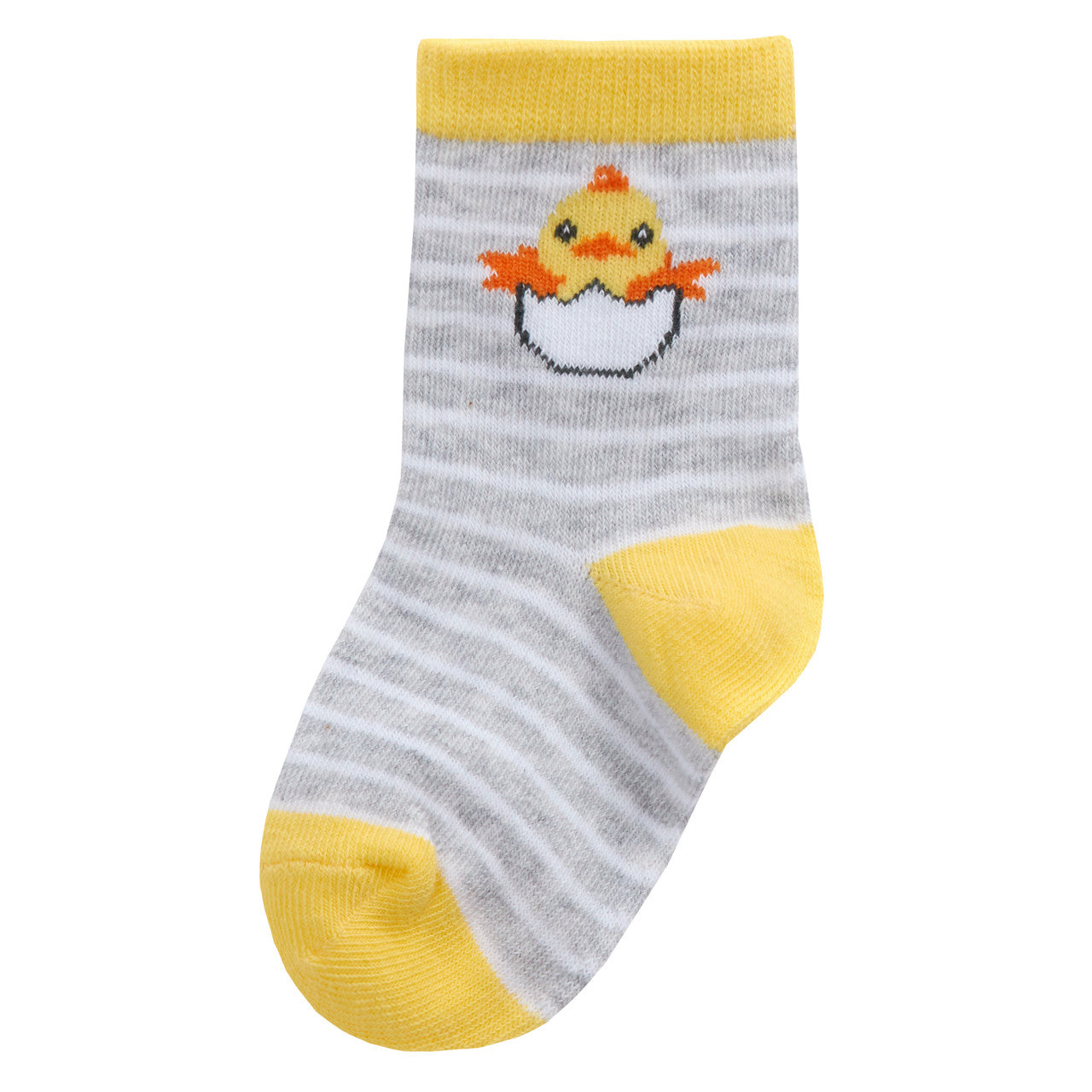 Baby's Unisex Cotton Rich Animal Socks 3 Pairs - Duck