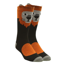 Men's 1 Pair Silly Animals Socks Lion