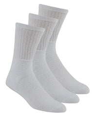 Mens Plain Sport Socks White (3 Pairs)