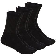 Boys Sports School Uniform PE Plain Socks 6 Pairs