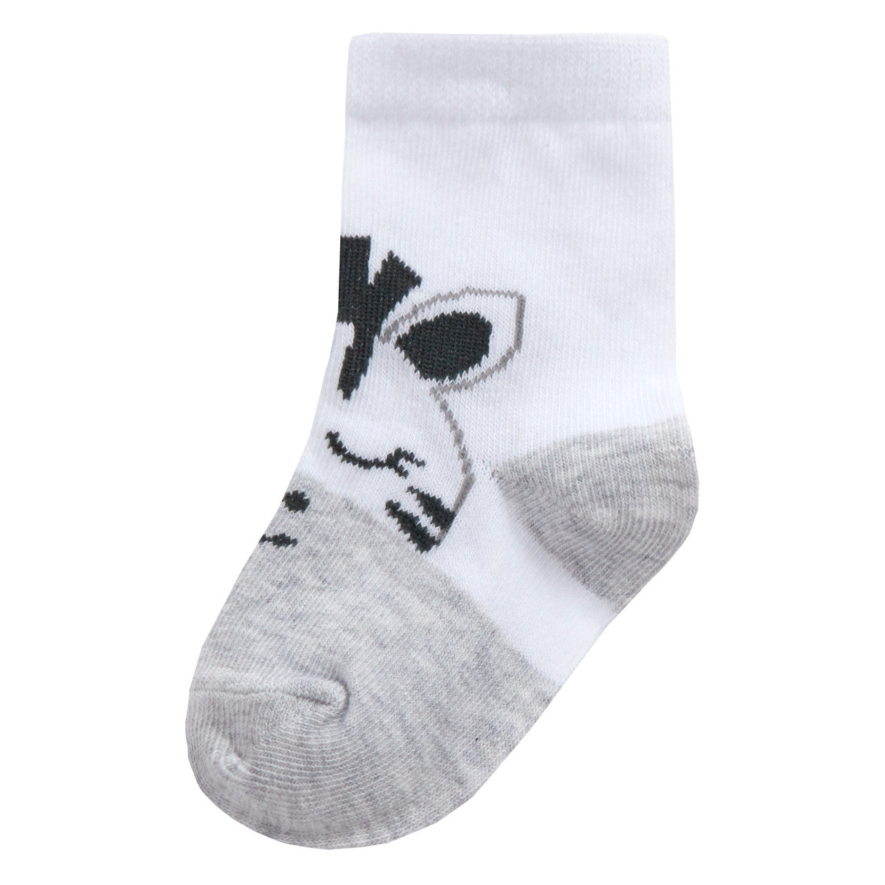 Baby's Unisex Cotton Rich Animal Socks 3 Pairs - Zebra