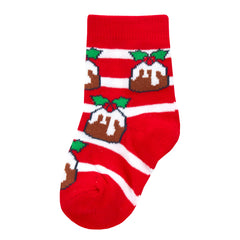 Baby Christmas Novelty Santa Themed Socks 6 Pairs