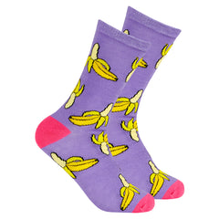 Womens Funky Funny Colourful Socks 1 Pair Banana