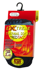 Boys Extreme Thermal Socks Striped With Grippers Tog 2.45 Navy