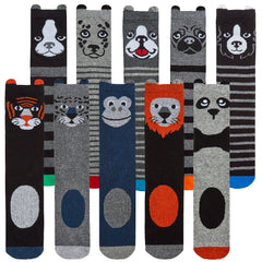 Men's Silly fun & Novelty Animals Socks Multipack 5 - 10 Pairs