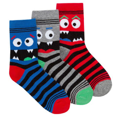 Boys Funny Faces Novelty Socks