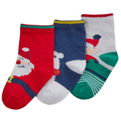 Baby Christmas Novelty Xmas Themed Socks 6 Pairs