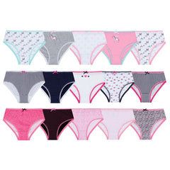 Girls Fun Novelty Print Brief Underwear Bunny Pack Of 5