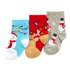 Baby Christmas Novelty Santa Themed Socks 6 Pairs