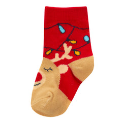 Baby Christmas Novelty Santa Themed Socks 6 Pairs