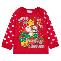 Baby Christmas Long Sleeved Santa Pyjamas Family Lounge Sets Red