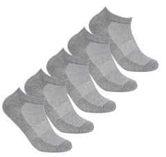 Womens Trainer Liner Socks Plain Ankle 5 Pairs